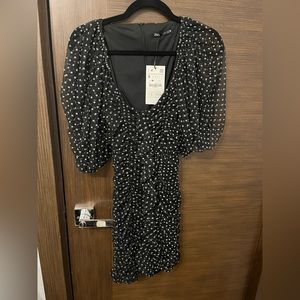 Zara polkadot dress new